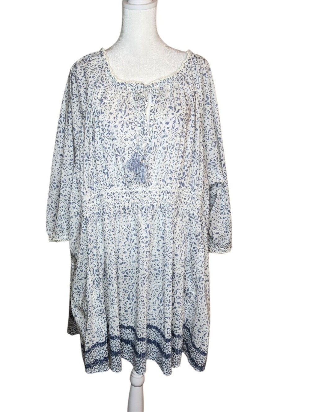 NEW Athleta Calico Wildflower Printed Mini Dress Swim Coverup Size 2X